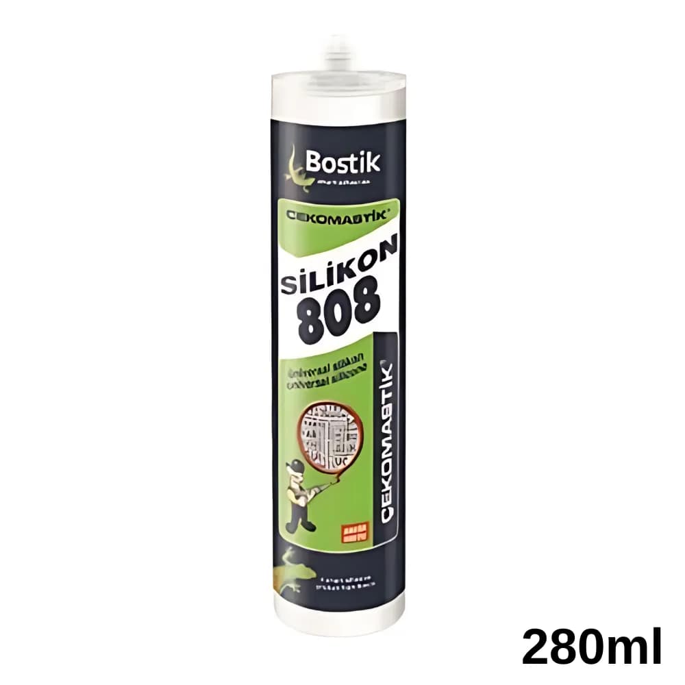 Bostik 808 Üniversal Silikon 280 gr Şeffaf