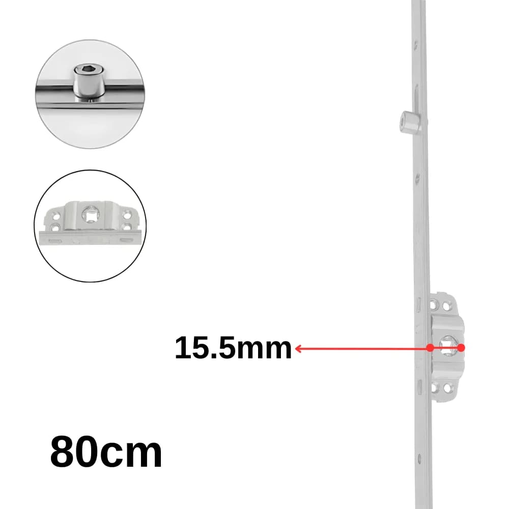 Endow 800 mm Tek Açılım İspanyolet Saç Gövde 2 Pimli