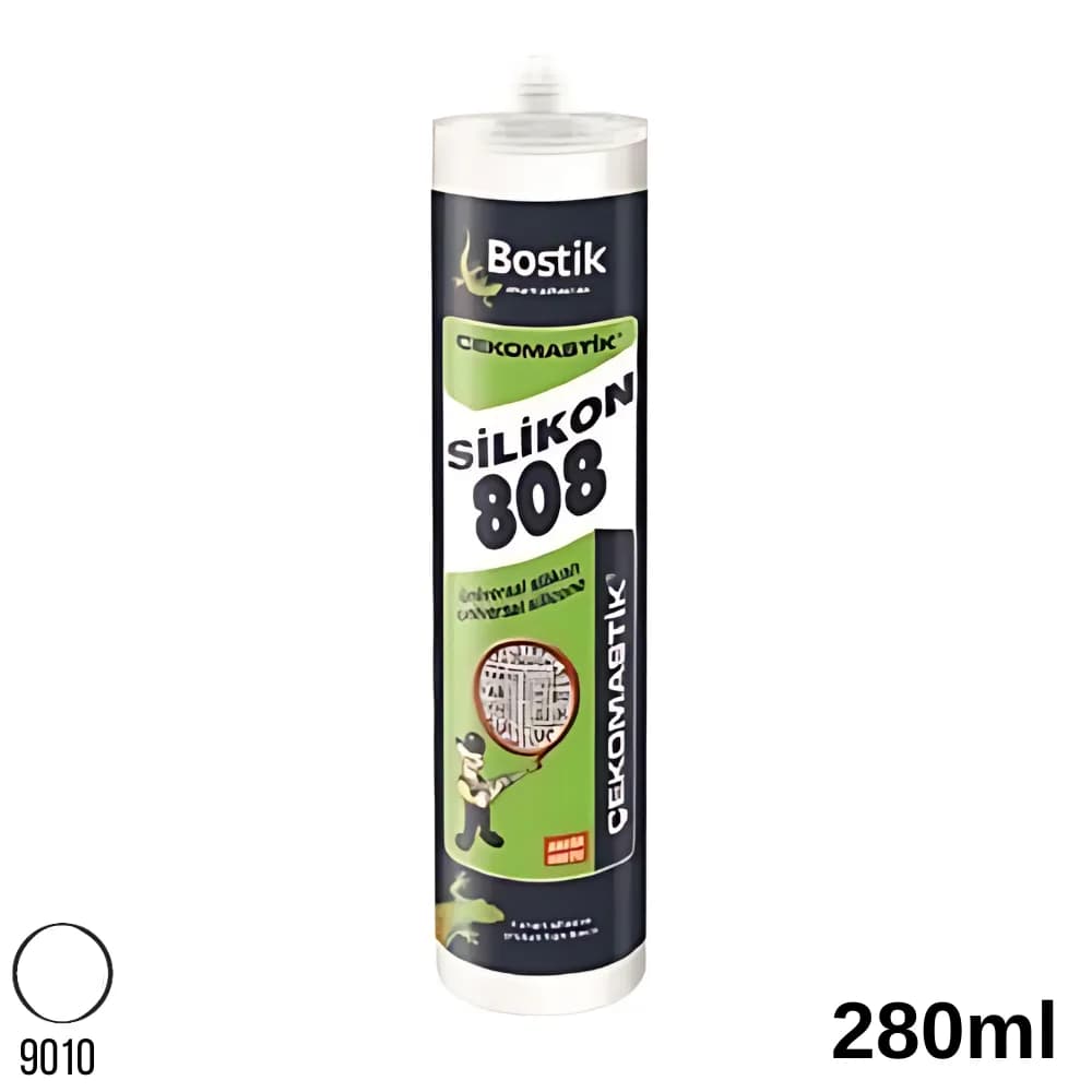 Bostik 808 Üniversal Silikon 280 gr Beyaz
