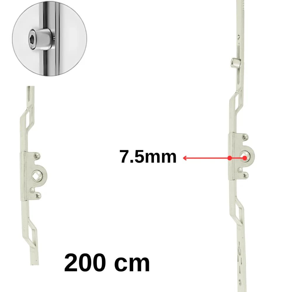 Endow 2000 mm Rampalı - Göbekli İspanyolet 7,5 Eksen