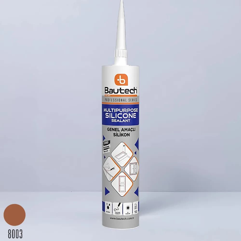 Bautech Silikon 280 gr Altın Meşe