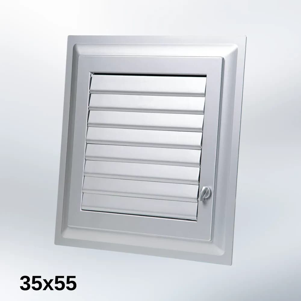 35X55 Plastik WC Banyo Menfezi - İnox