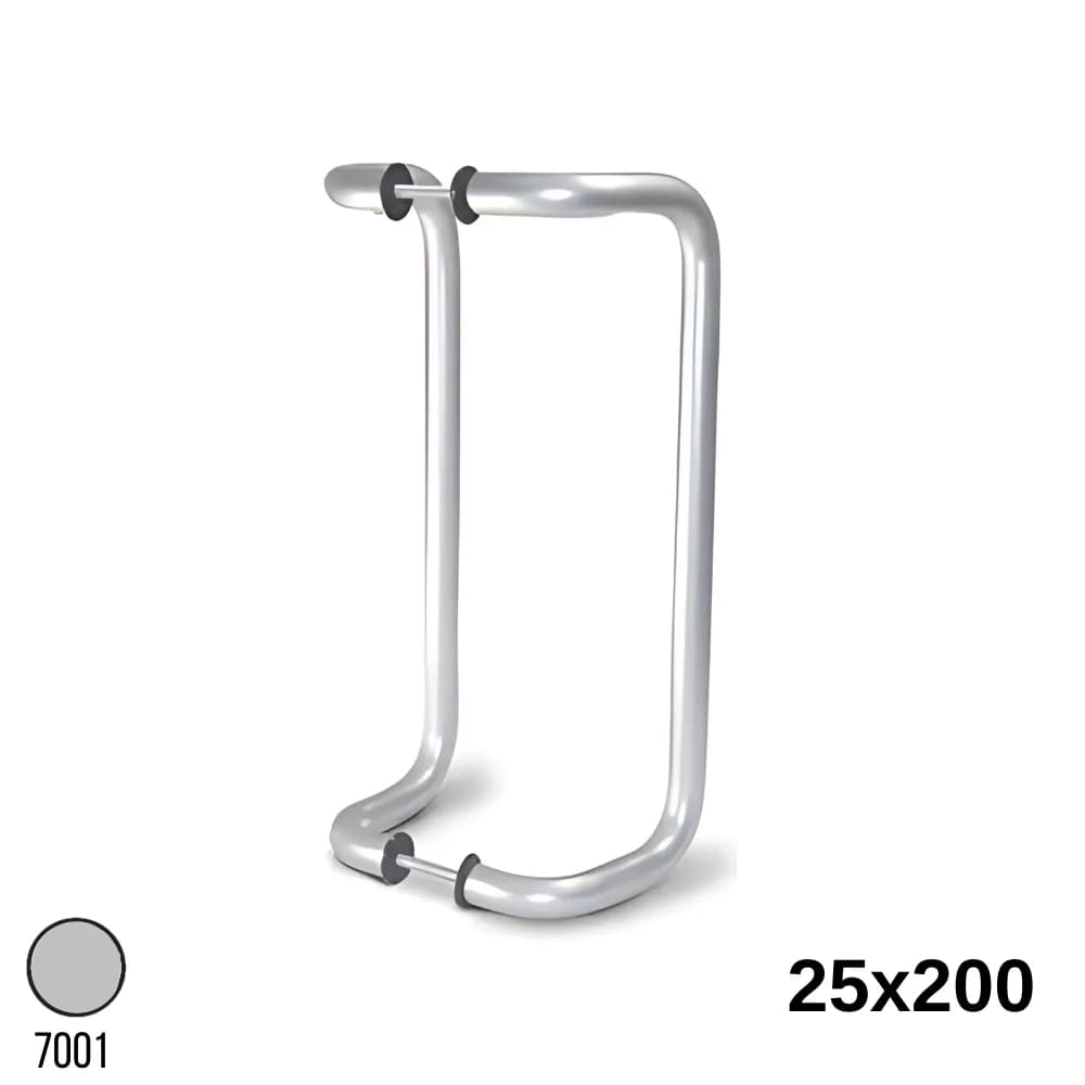 Kıvrık Kol 25X200 mm Eloksal
