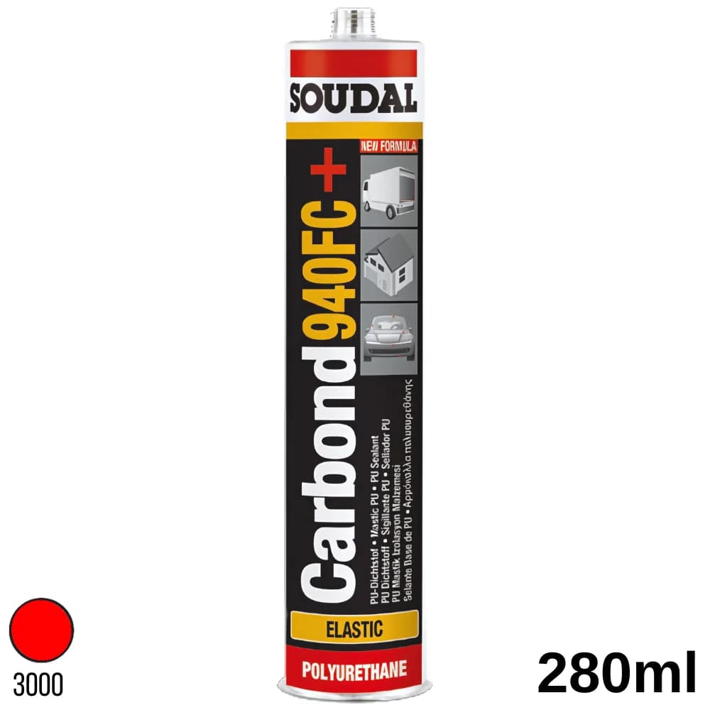 Soudal Carbond 940Fc+ Poliüretan Mastik Oksit Kırmızı 280 ml 161081