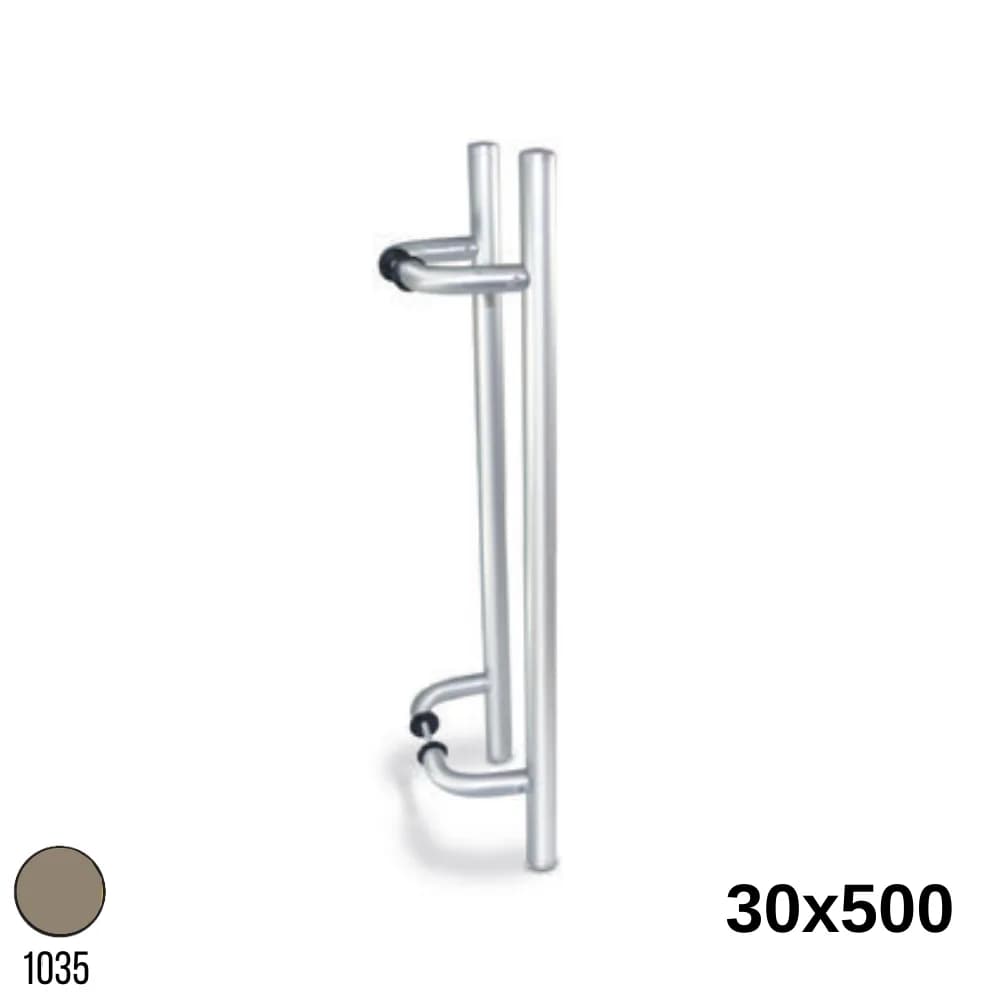 Köşeli H Kol 30X500 mm Bronz