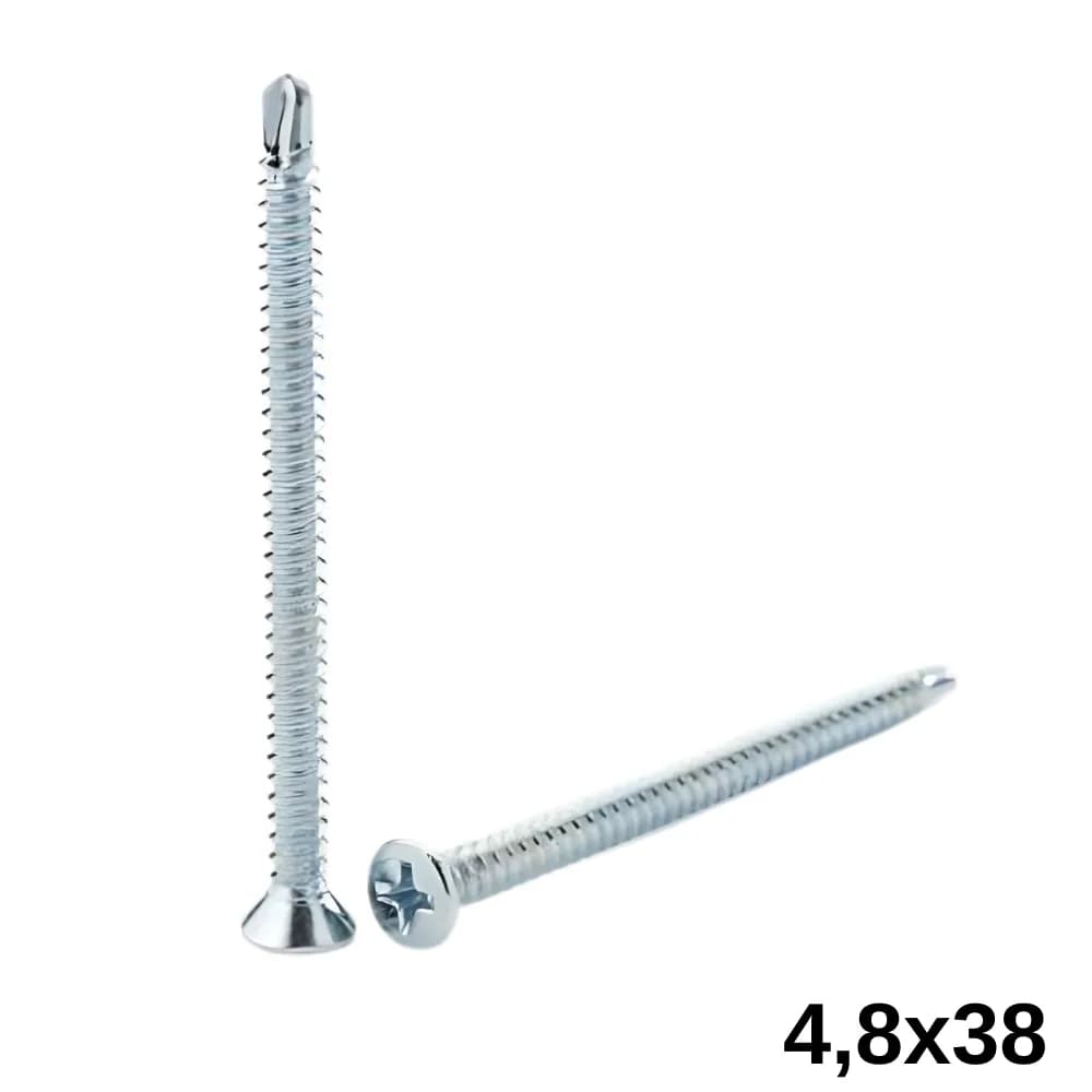 Wax 4,8X38 Yıldız Havşa Başlı Matkap Uçlu Vida 250 Ad.