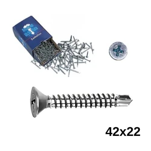Selectron 42*22 Yıldız Havşa Başlı Matkap Uç Vida 2500 Ad.