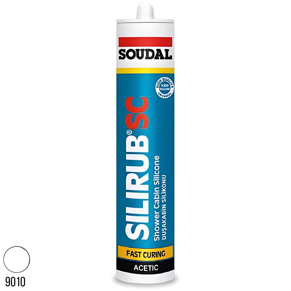 Soudal Silirub Sc Duşakabin Silikonu Beyaz 280 ml 4177983