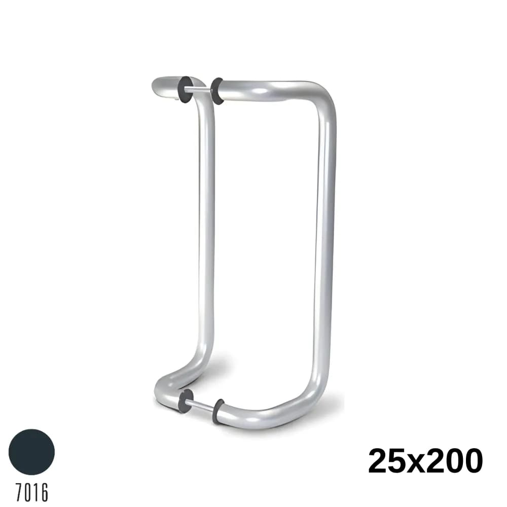 Kıvrık Kol 25X200 mm Ant.Gri