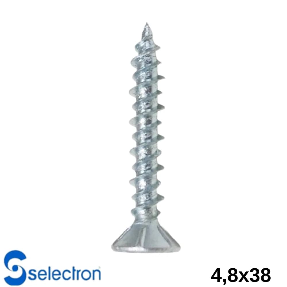Selectron 4,8X38 Yıldız Havşa Başlı Seyrek Vida 1000 Ad.