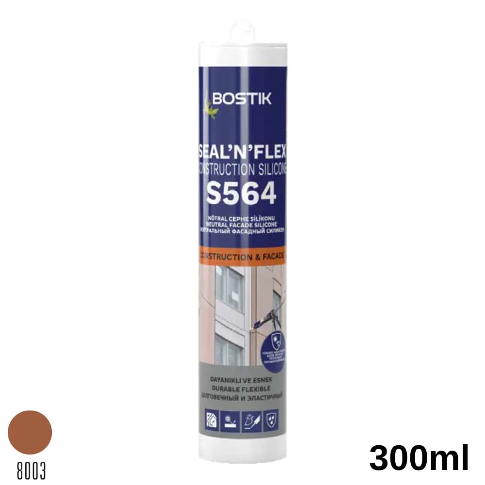 Bostik S 564 Nötr Cephe Silikon 300 ml A.Meşe