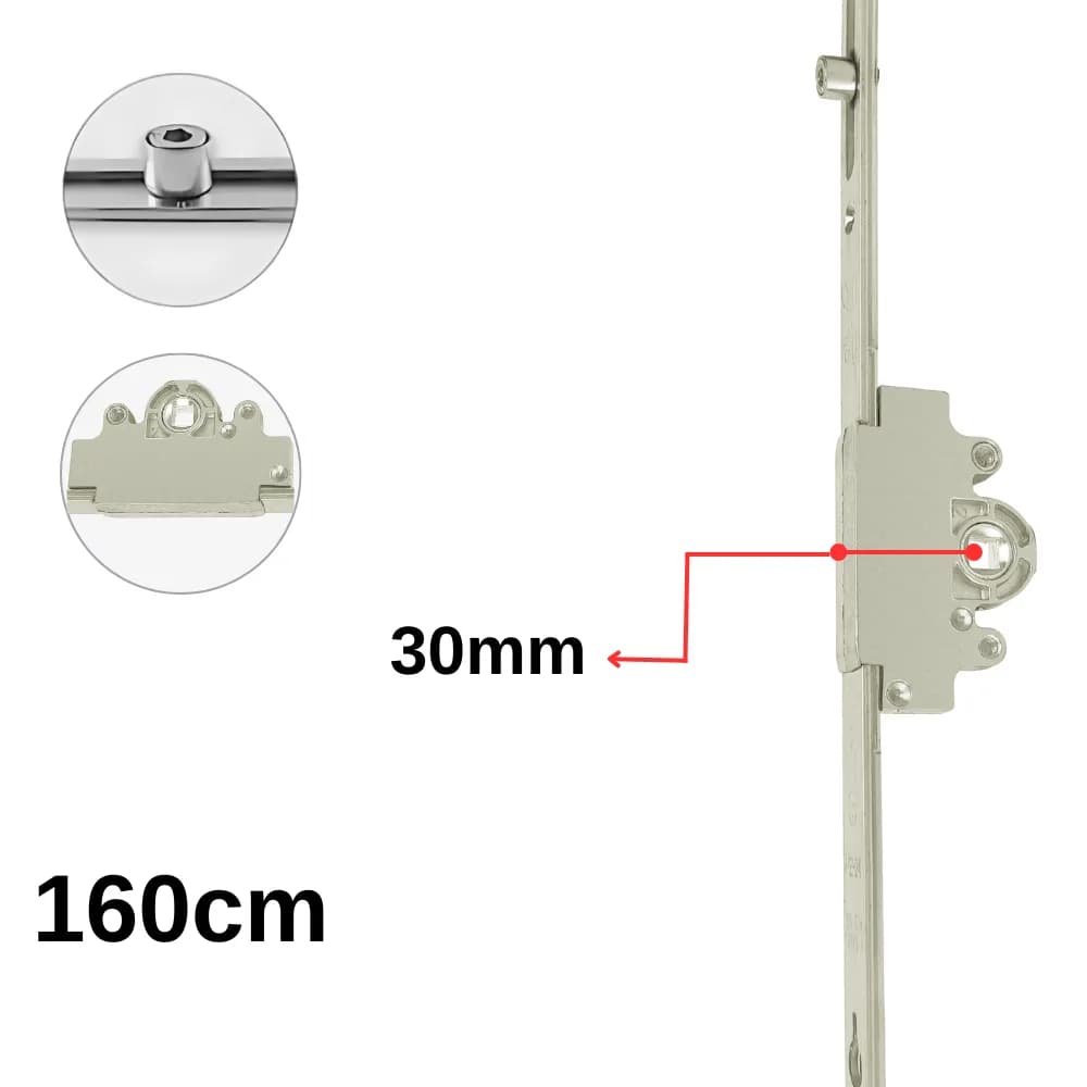 Endow 1600 mm Tek Açılım (Geniş) Zamak İsp. 30 mm