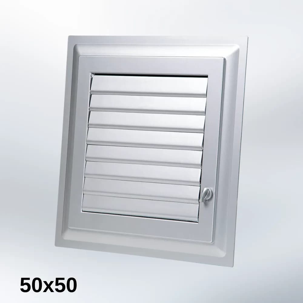 50X50 Plastik WC Banyo Menfezi - İnox