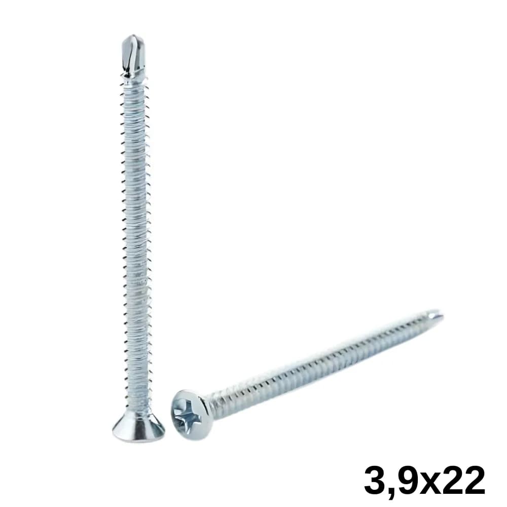 Wax 3,9X22 Yıldız Havşa Başlı Matkap Uçlu Vida 1000 Ad.