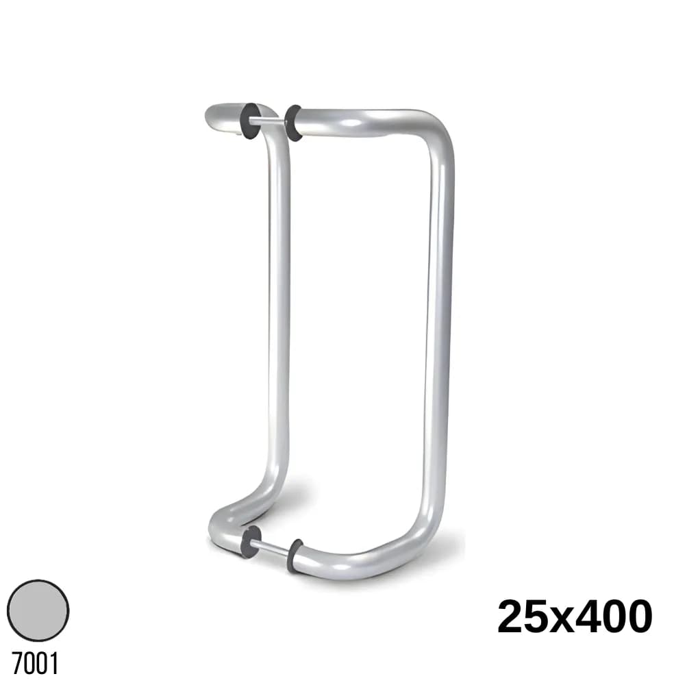 Kıvrık Kol 25X400 mm Eloksal