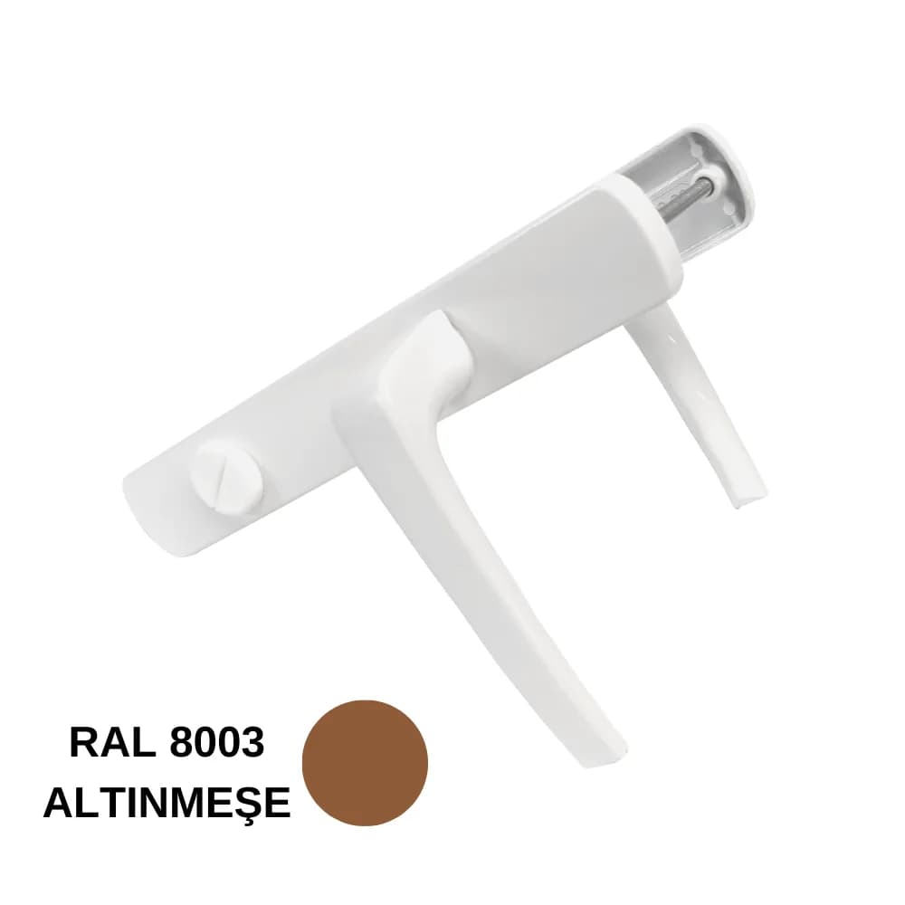 Endow WC Kapı Kolu Yaylı Açık Kahve (Altın Meşe) 35/90