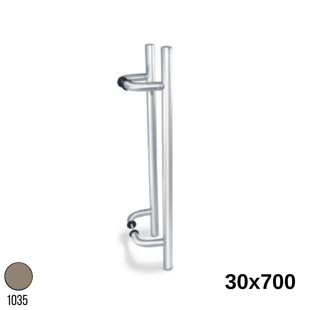 Köşeli H Kol 30X700 mm Bronz