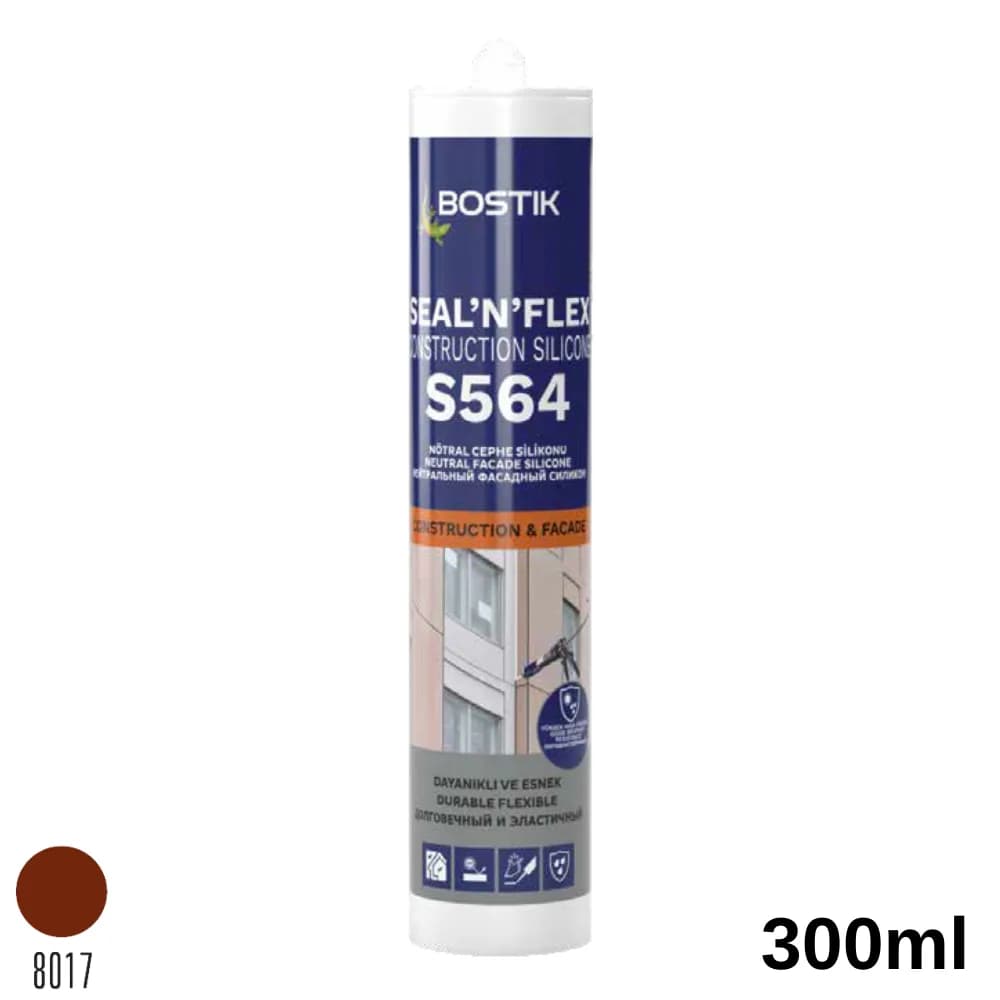 Bostik S 564 Nötr Cephe Silikon 300 ml Kahve