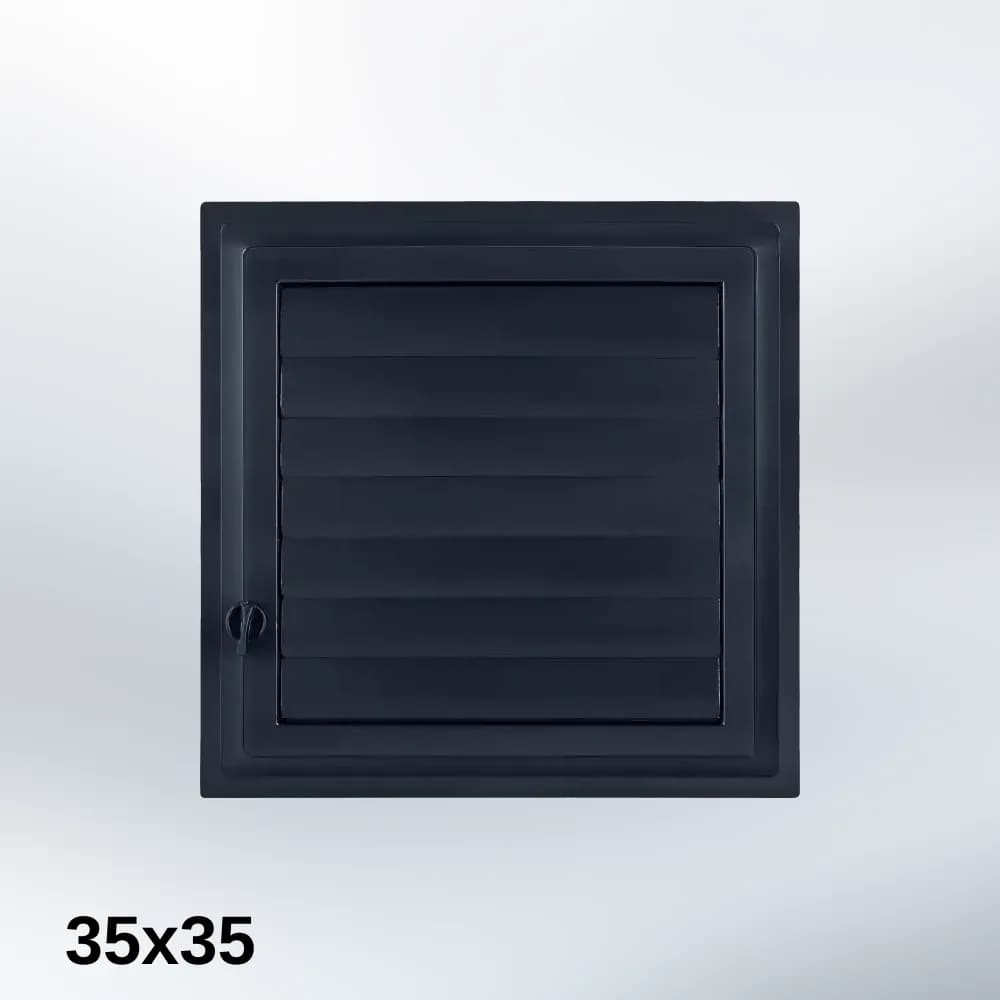 35X35 Plastik WC Banyo Menfezi - Antrasit