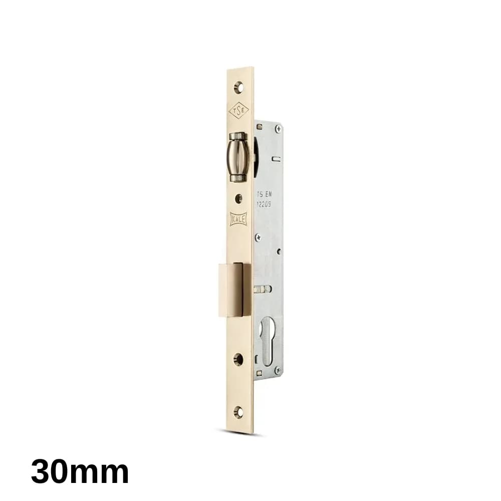 Kale 15530-1 Alm.Doğr.İçin Silin.Kapı Kilidi Makaralı - Krom 30 mm 15530000001