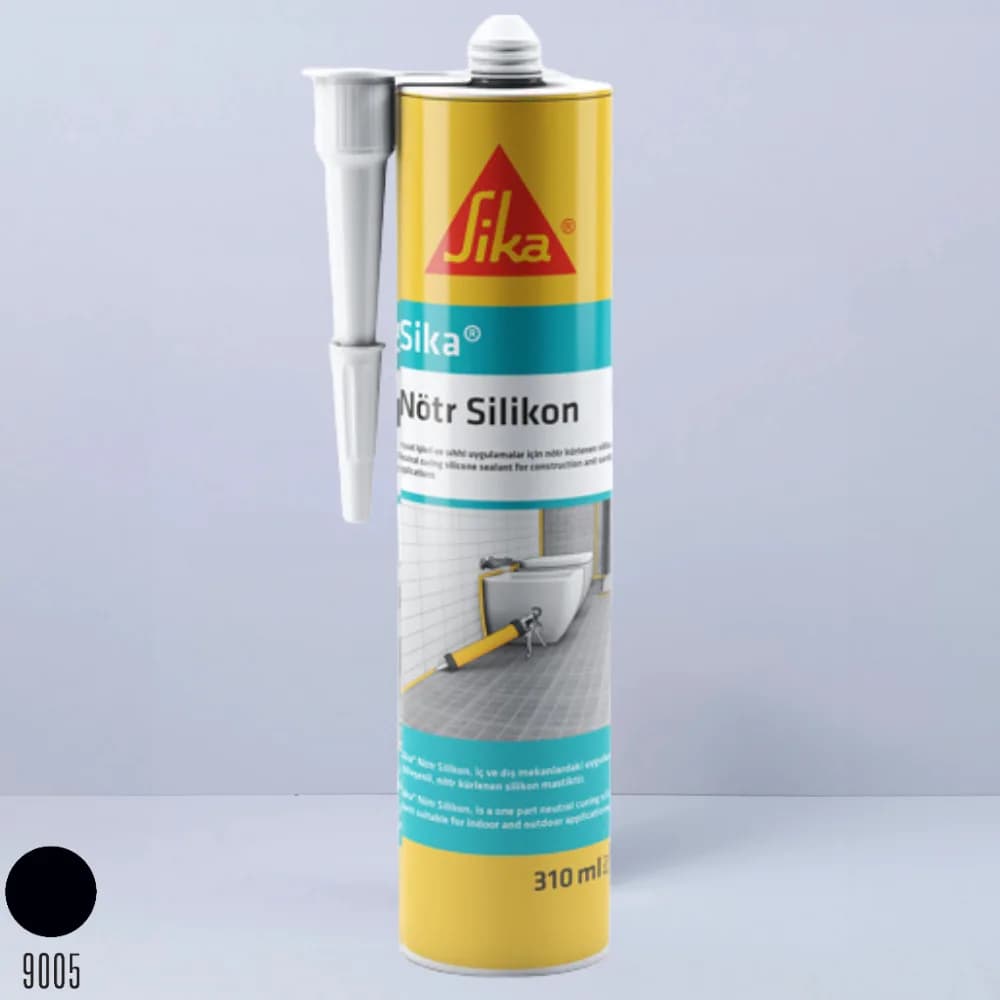 ABC Sika Neutral (Nötr) Silikon 310 ml Siyah