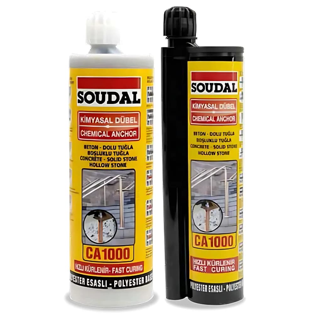 Soudal Ca1000 Kimyasal Dübel Polyester Gri 410 ml 1249560