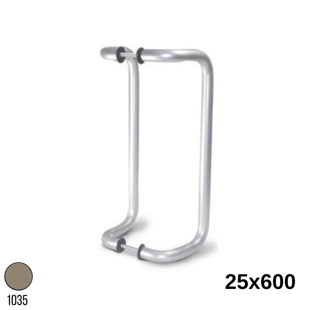 Kıvrık Kol 25X600 mm Bronz