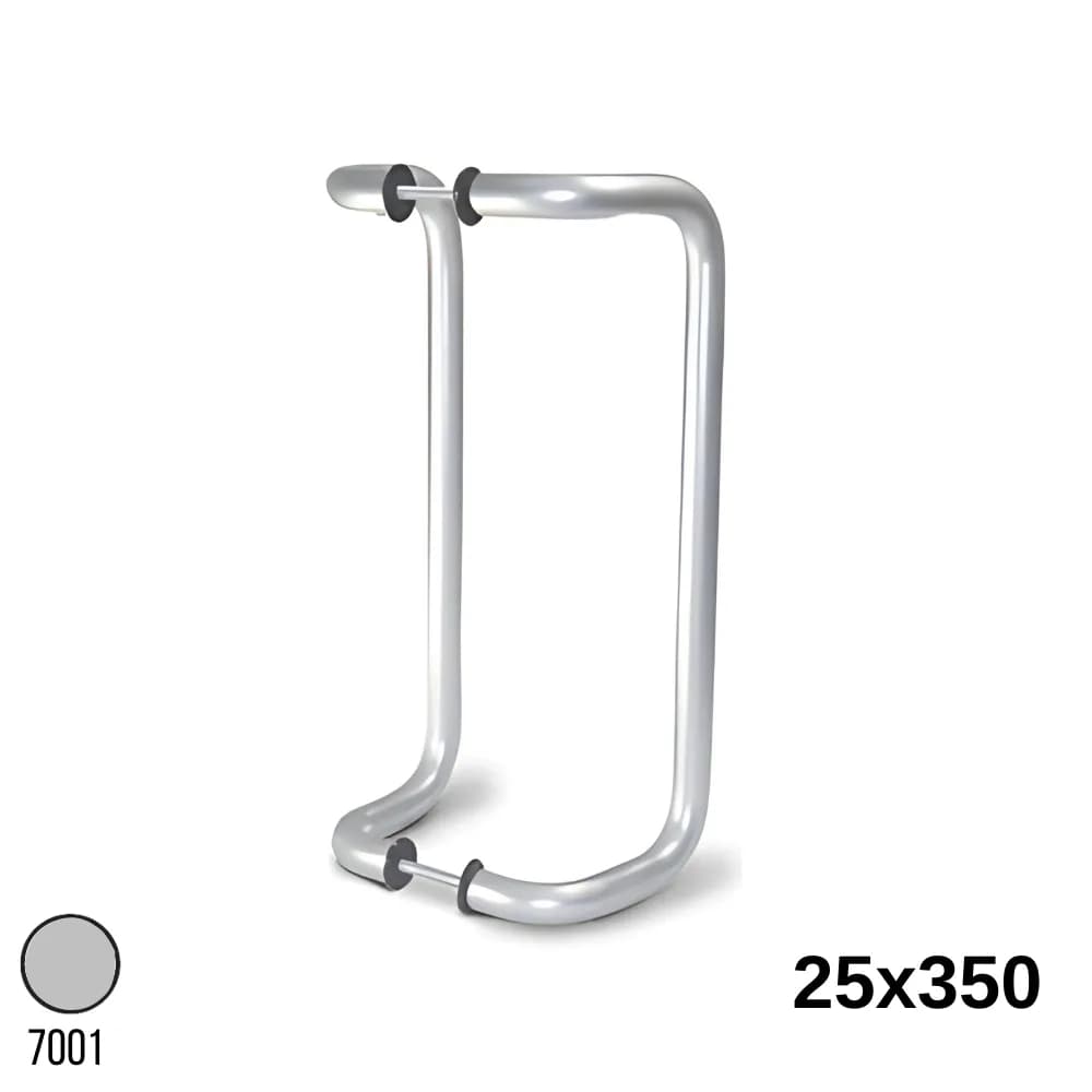 Kıvrık Kol 25X350 mm Eloksal