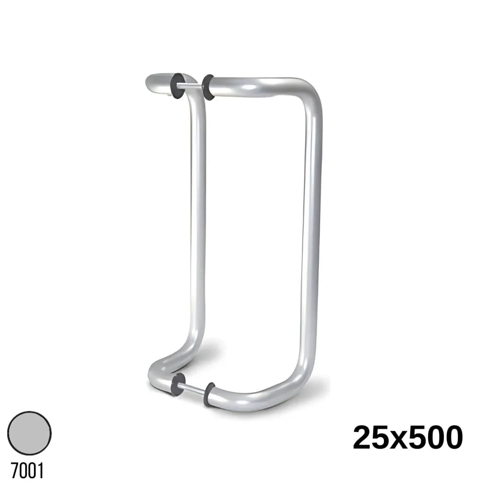 Kıvrık Kol 25X500 mm Eloksal