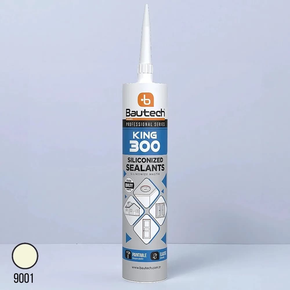 Bautech Silikonize Mastik 500 gr Kum Beji