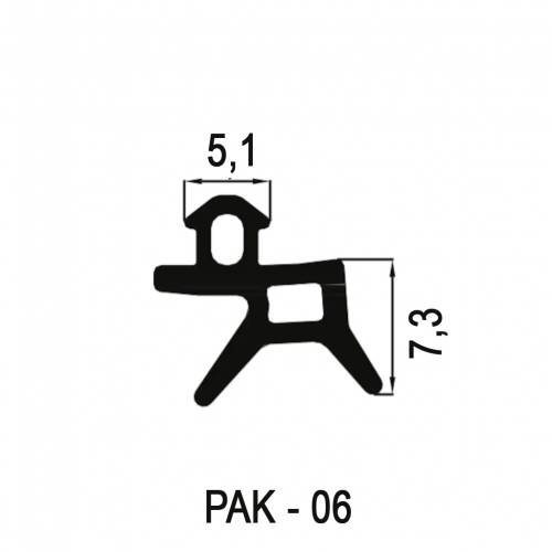 Plastik PVC Conta KALIN  PAK06- GRİ